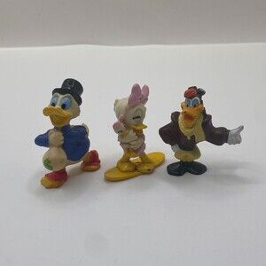 Kellogg’s Disney DuckTales 1991 PVC Figurines Lot of 3 Donald, Daisy & Darkwing